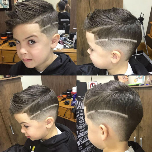 Alerta de fofura: corte de cabelo infantil na barbearia